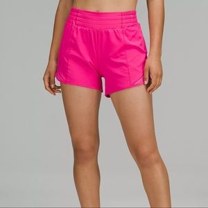 lululemon | hotty hot high rise shorts 4” lined